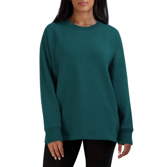 NEW Kirkland Cozy Fleece Pullover | Green - Picture 1 of 6